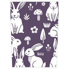 Easter bunny pattern Everyday Shoulder Bag with Pouch Bag from ArtsNow.com Right Pocket