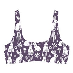 Easter bunny pattern Cross Back Hipster Bikini Set from ArtsNow.com Front