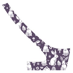 Easter bunny pattern Cross Back Hipster Bikini Set from ArtsNow.com Back Right