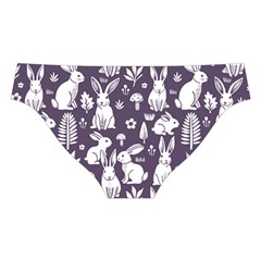 Easter bunny pattern Cross Back Hipster Bikini Set from ArtsNow.com Back Under