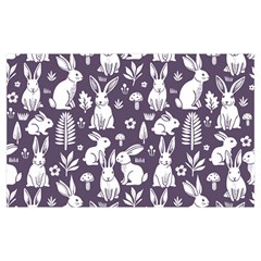 Easter bunny pattern Kids  Hooded Rain Ponchos from ArtsNow.com Pocket Cover
