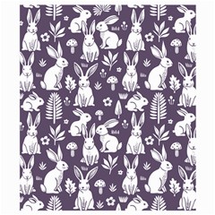 Easter bunny pattern Kids  Hooded Rain Ponchos from ArtsNow.com Hood Right