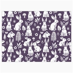 Easter bunny pattern Roll Up Canvas Pencil Holder (M) from ArtsNow.com Front