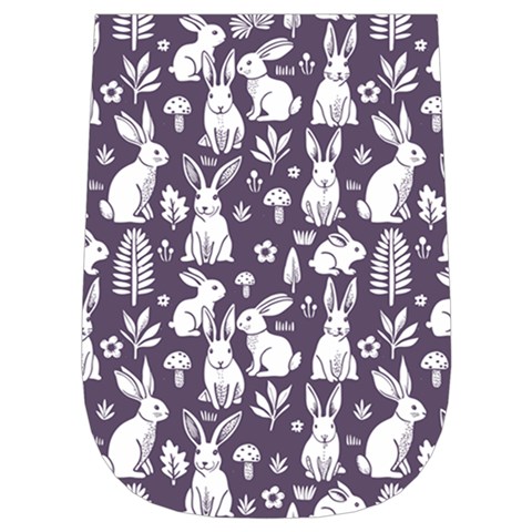 Easter bunny pattern Wristlet Pouch Bag (Small) from ArtsNow.com Left Side