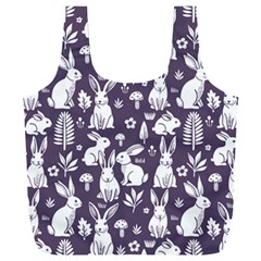 Easter bunny pattern Full Print Recycle Bag (XXL) from ArtsNow.com Back