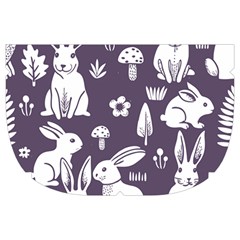 Easter bunny pattern Make Up Case (Large) from ArtsNow.com Side Right