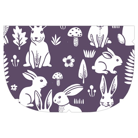 Easter bunny pattern Make Up Case (Large) from ArtsNow.com Side Left