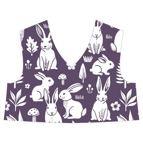 Easter bunny pattern Kids  Midi Sailor Dress from ArtsNow.com Front Top