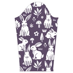 Easter bunny pattern Kids  Long Sleeve Velvet Lounge Robe from ArtsNow.com Sleeve Right