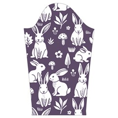 Easter bunny pattern Kids  Long Sleeve Velvet Lounge Robe from ArtsNow.com Sleeve Left