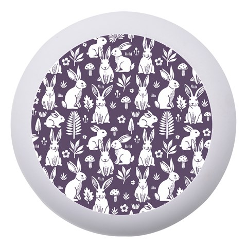 Easter bunny pattern Dento Box with Mirror from ArtsNow.com Front