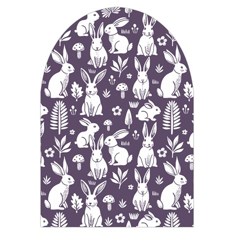 Easter bunny pattern Microwave Oven Glove from ArtsNow.com Front