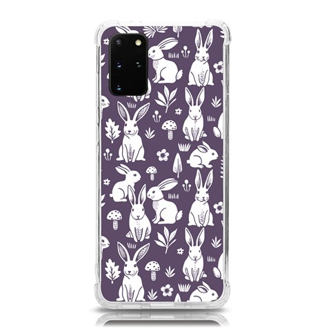 Easter bunny pattern Samsung Galaxy S20 Plus 6.7 Inch TPU UV Case from ArtsNow.com Front