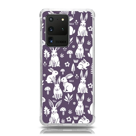 Easter bunny pattern Samsung Galaxy S20 Ultra 6.9 Inch TPU UV Case from ArtsNow.com Front