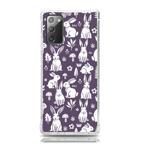 Easter bunny pattern Samsung Galaxy Note 20 TPU UV Case from ArtsNow.com Front