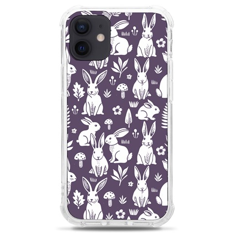 Easter bunny pattern iPhone 12 mini TPU UV Print Case	 from ArtsNow.com Front