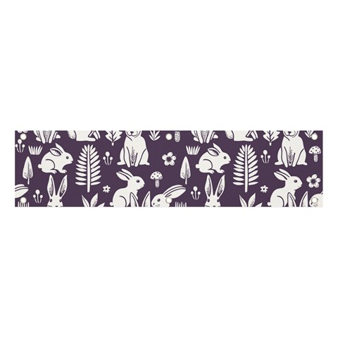 Easter bunny pattern Banner and Sign 4  x 1  from ArtsNow.com Front