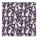 Easter bunny pattern Banner and Sign 4  x 4 