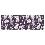 Easter bunny pattern Banner and Sign 9  x 3 
