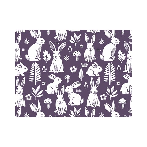 Easter bunny pattern 35  x 27  Premium Plush Fleece Blanket (Mini) from ArtsNow.com 35 x27  Blanket Front