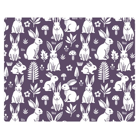 Easter bunny pattern 60  x 50  Premium Plush Fleece Blanket (Medium) from ArtsNow.com 60 x50  Blanket Front