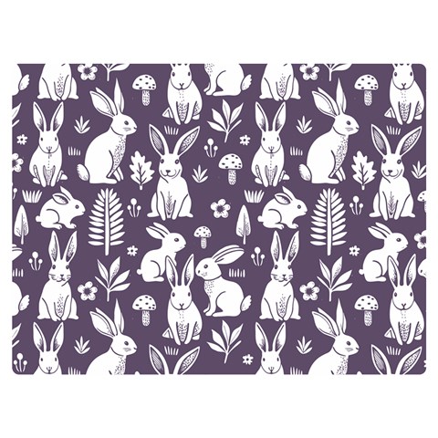Easter bunny pattern 40  x 30  Premium Plush Fleece Blanket (Extra Small) from ArtsNow.com 40 x30  Blanket Front