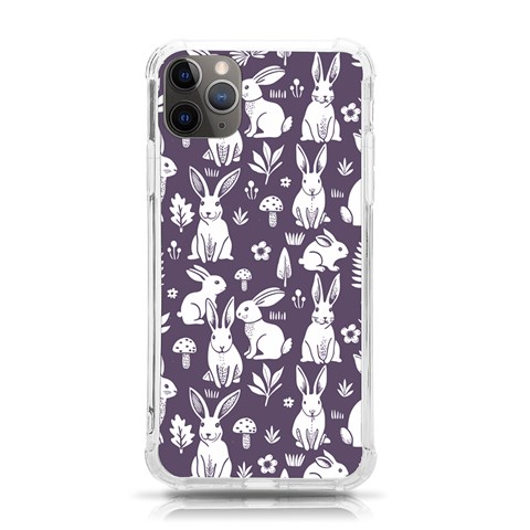 Easter bunny pattern iPhone 11 Pro Max 6.5 Inch TPU UV Print Case from ArtsNow.com Front