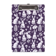 Easter bunny pattern A5 Acrylic Clipboard from ArtsNow.com Front