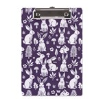 Easter bunny pattern A5 Acrylic Clipboard