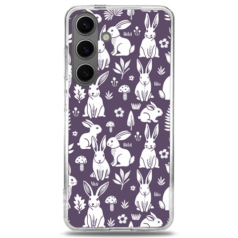 Easter bunny pattern Samsung Galaxy S24 6.2 Inch TPU UV Case from ArtsNow.com Front