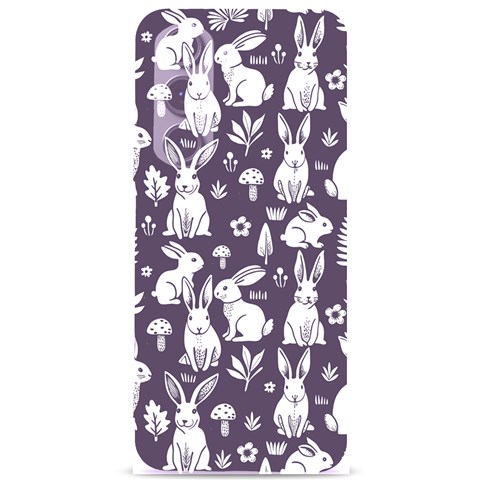 Easter bunny pattern Samsung Galaxy S24 Plus 6.7 Inch Black TPU UV Case from ArtsNow.com Front