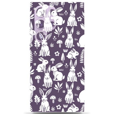 Easter bunny pattern Samsung Galaxy S24 Ultra 6.9 Inch Black TPU UV Case from ArtsNow.com Front