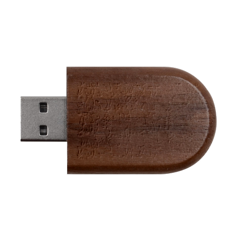 Easter bunny pattern Wood Oval USB Flash Drive from ArtsNow.com USB