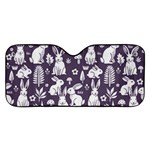 Easter bunny pattern Car Windshield Sunshade
