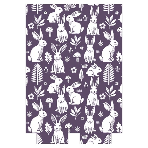 Easter bunny pattern Automatic Folding Umbrella with Case (Medium) from ArtsNow.com Case