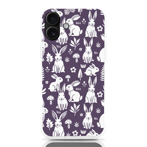 Easter bunny pattern iPhone 16 Plus TPU UV Print Case from ArtsNow.com Front
