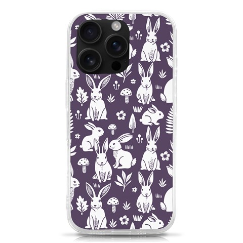 Easter bunny pattern iPhone 16 Pro TPU UV Print Case from ArtsNow.com Front