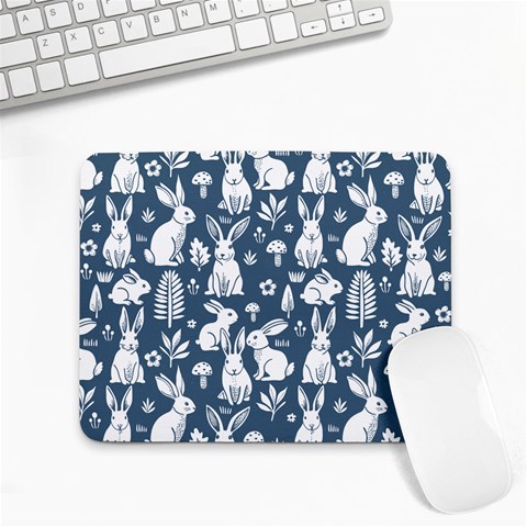 Easter bunny pattern Small Mousepad from ArtsNow.com Front