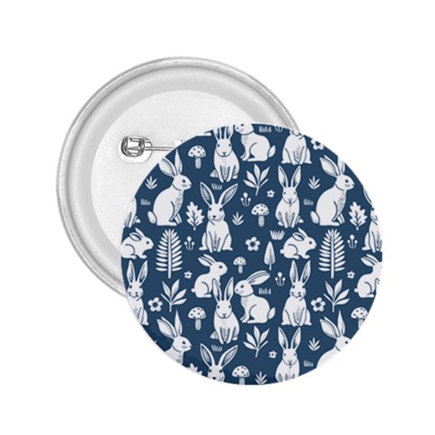 Easter bunny pattern 2.25  Buttons from ArtsNow.com Front
