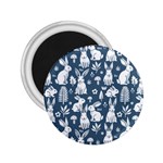 Easter bunny pattern 2.25  Magnets