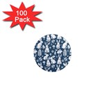 Easter bunny pattern 1  Mini Magnets (100 pack) 