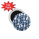Easter bunny pattern 1.75  Magnets (100 pack) 