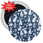Easter bunny pattern 3  Magnets (100 pack)