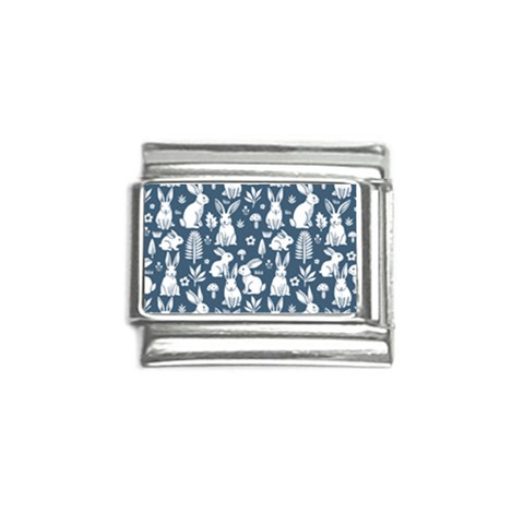Easter bunny pattern Italian Charm (9mm) from ArtsNow.com Front