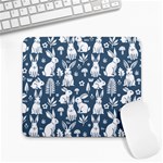 Easter bunny pattern Large Mousepad