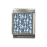 Easter bunny pattern Italian Charm (13mm)