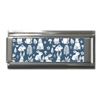Easter bunny pattern Superlink Italian Charm (9mm)