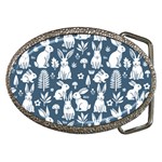 Easter bunny pattern Belt Buckles