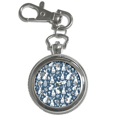 Easter bunny pattern Key Chain Watches from ArtsNow.com Front