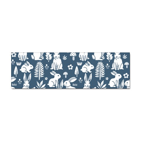 Easter bunny pattern Sticker Bumper (10 pack) from ArtsNow.com Front